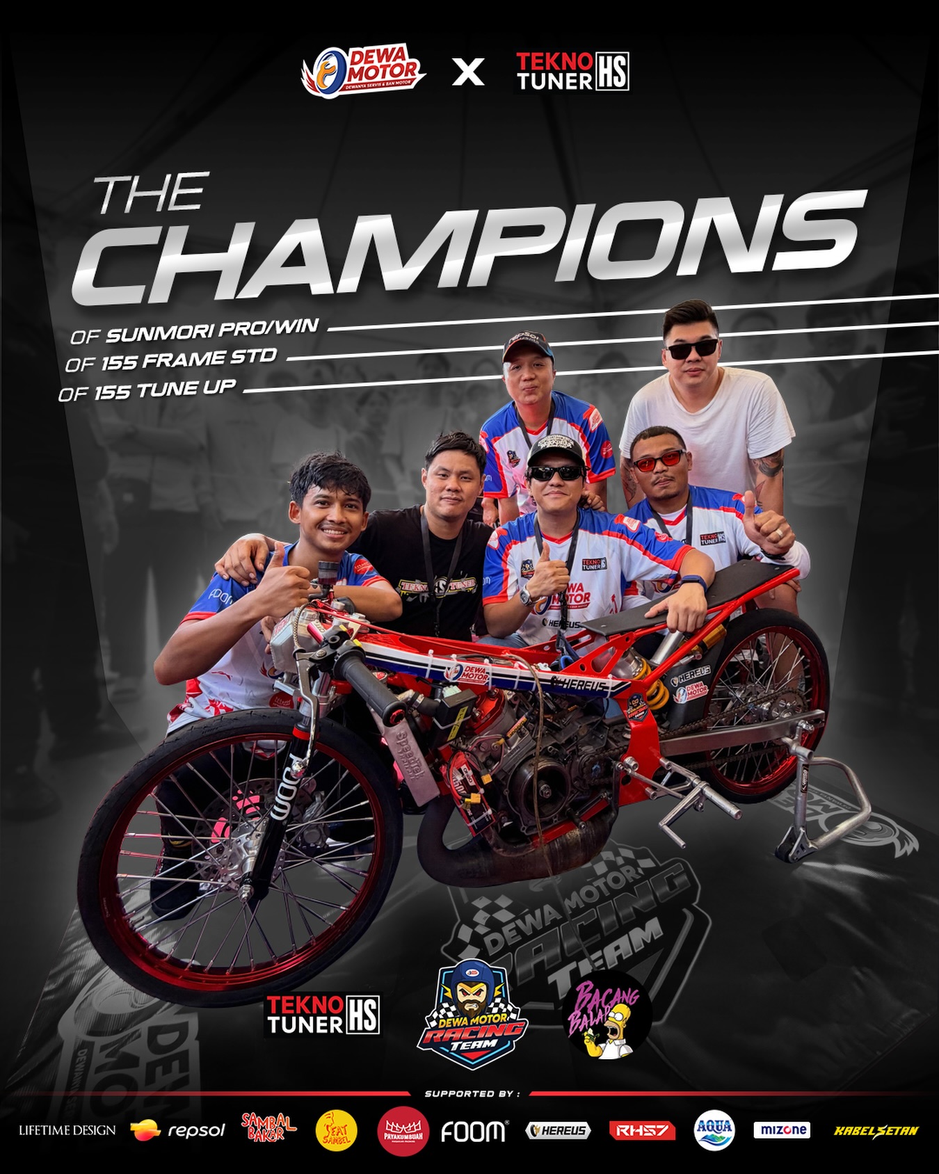 Alhamdulillah event BIG MATCH @tekno_tuner_hs X @dewamotor.i...