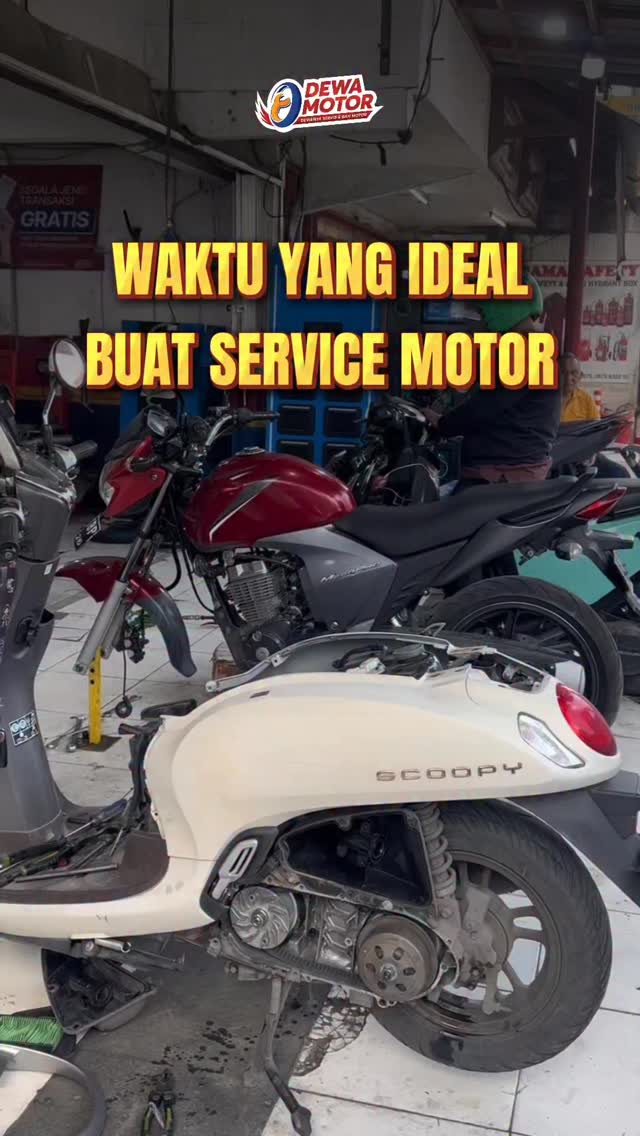 WAKTU YANG IDEAL BUAT RAWAT MOTOR KAMU‼️
