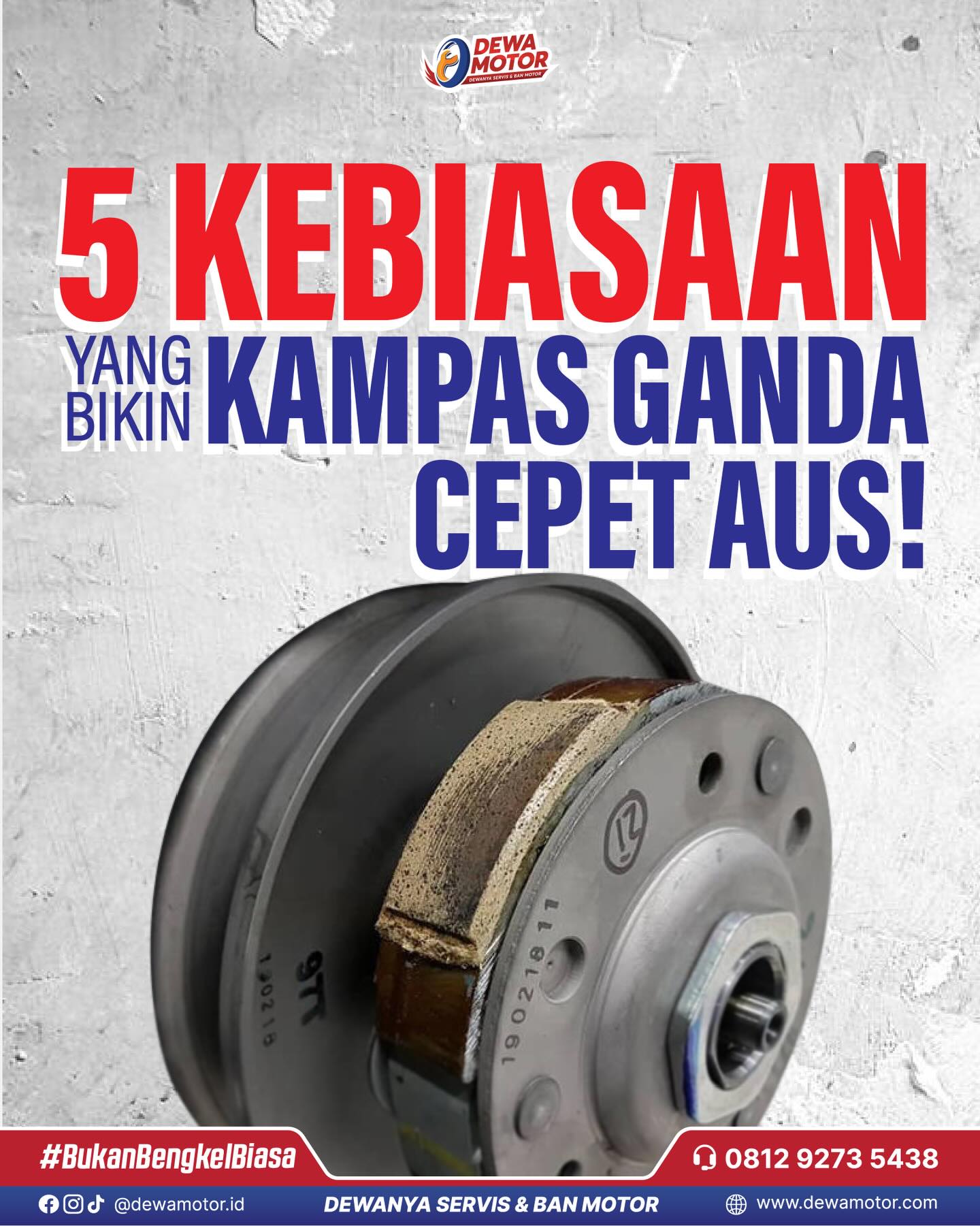 KEBIASAAN YANG BIKIN KAMPAS GANDA CEPAT AUS!